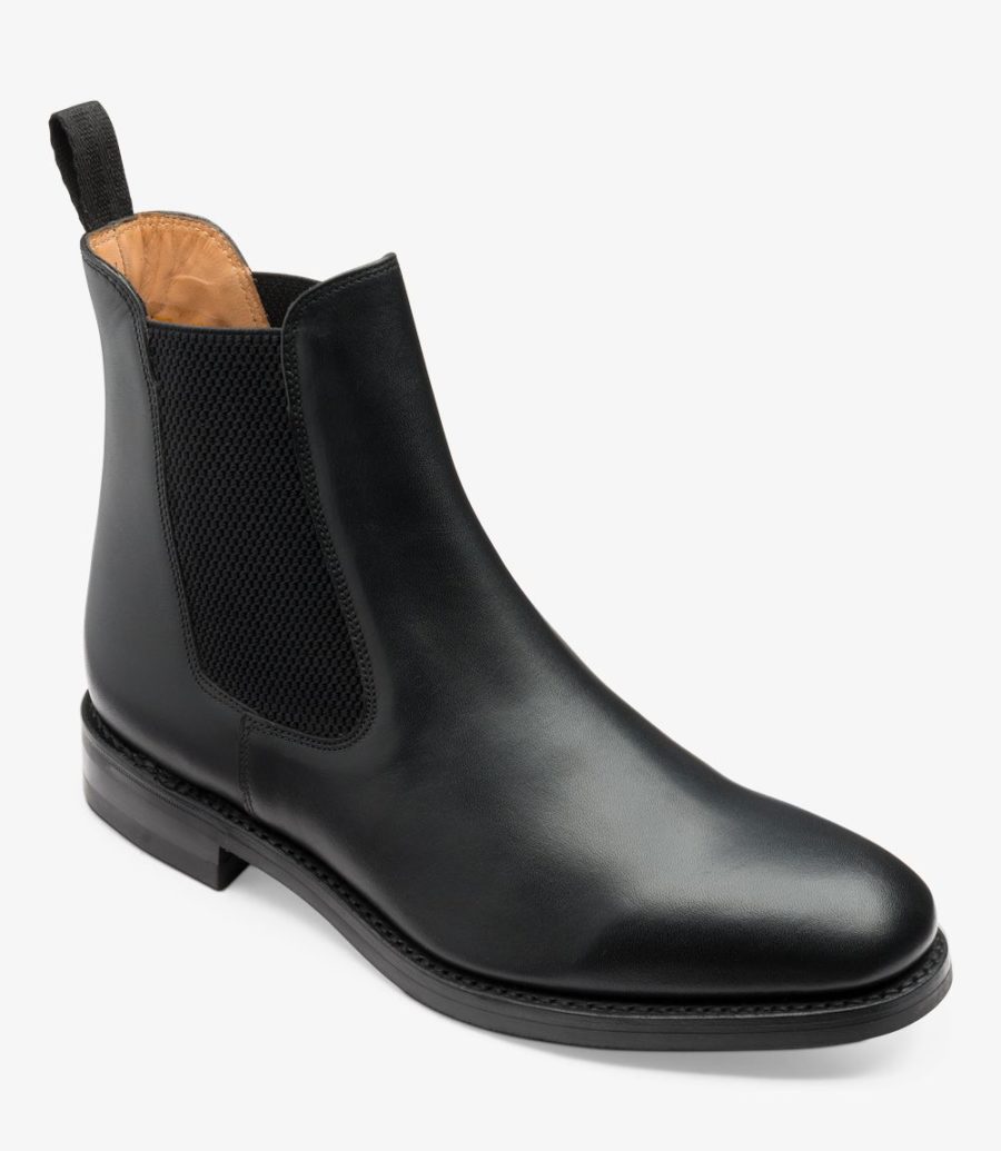 mens black loake chelsea boots