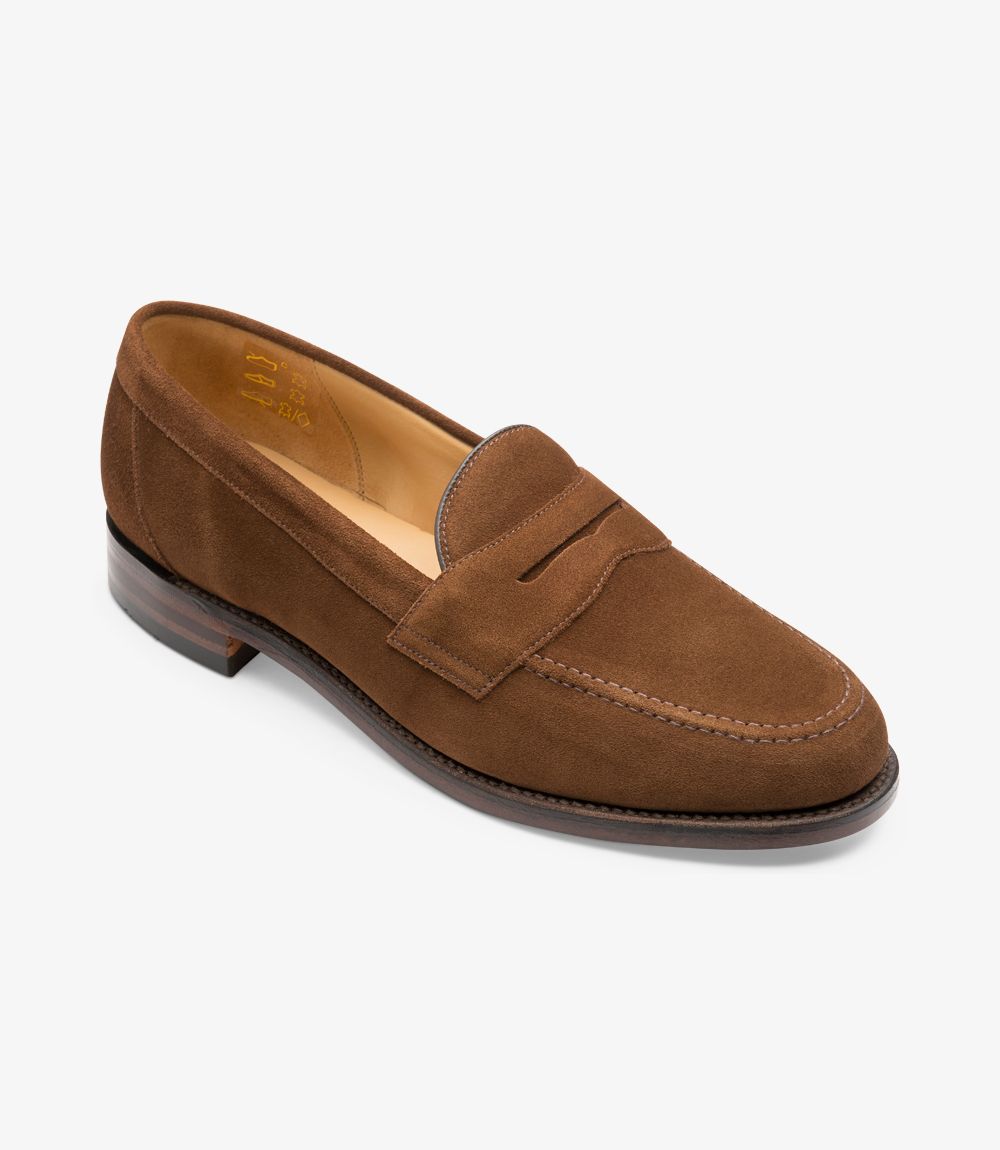 loake suede loafers