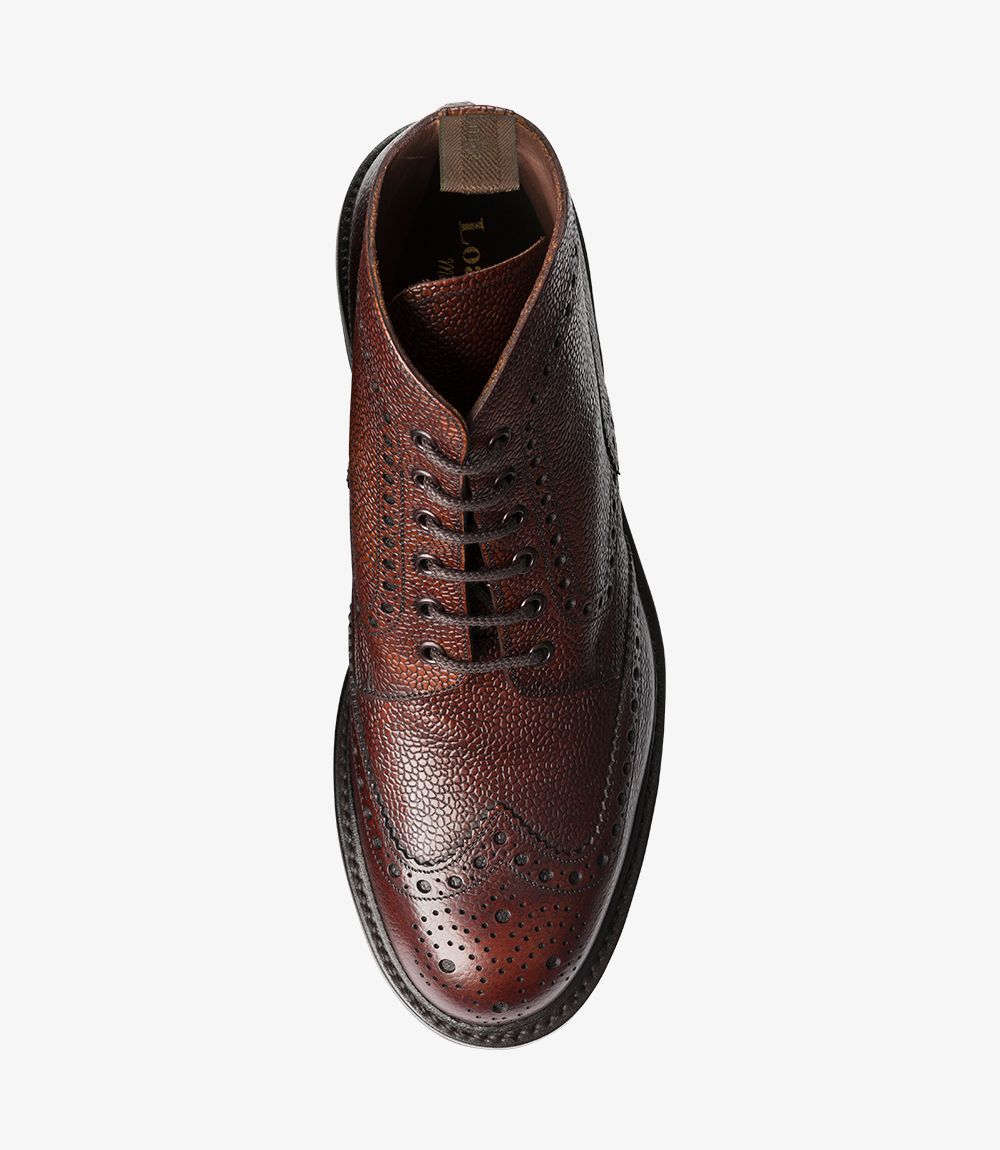 loake bedale waxed suede