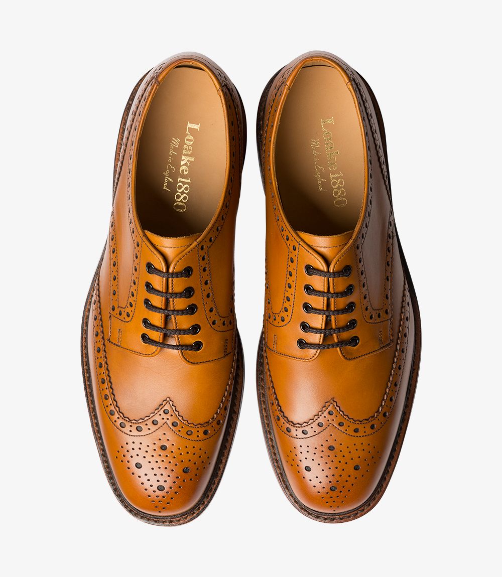 loake brogues rubber sole