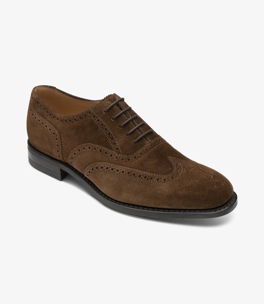 302 Brown Suede brogue | Loake Shoemakers | English Made Shoes & Boots