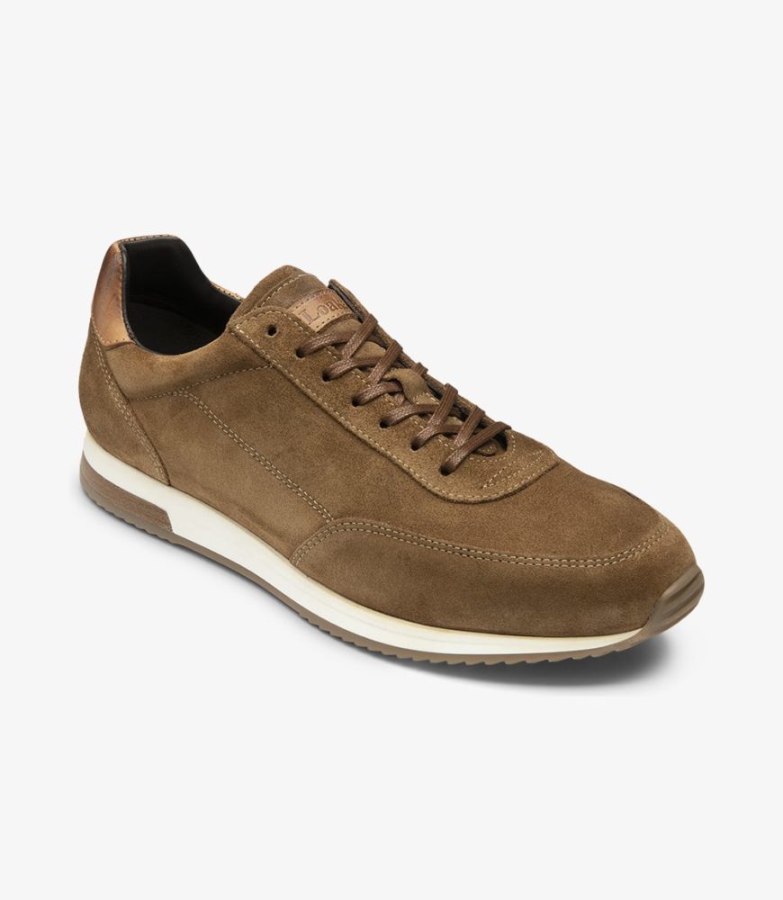 Bannister Tan Suede sneaker | Loake Shoemakers | English Made Shoes & Boots